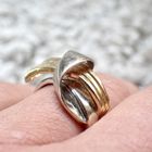 Image 8 of Two-tone gold abstract ring | Vintage