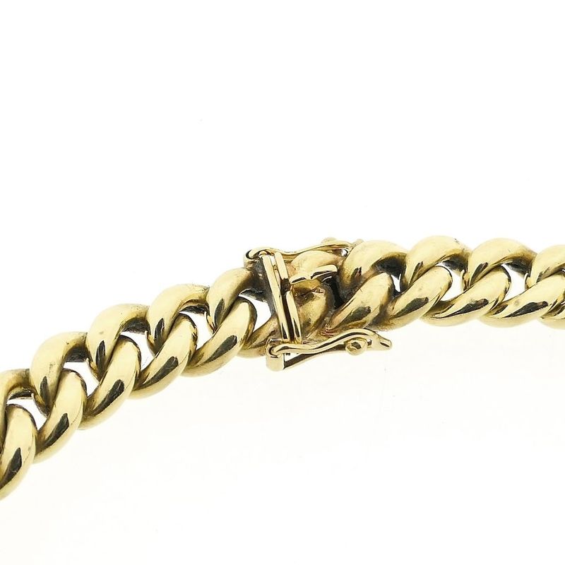 Image 3 of Gold gourmet link bracelet