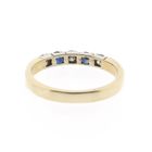 Image 6 of Gold ring with sapphire and diamond | 0.30 ct.