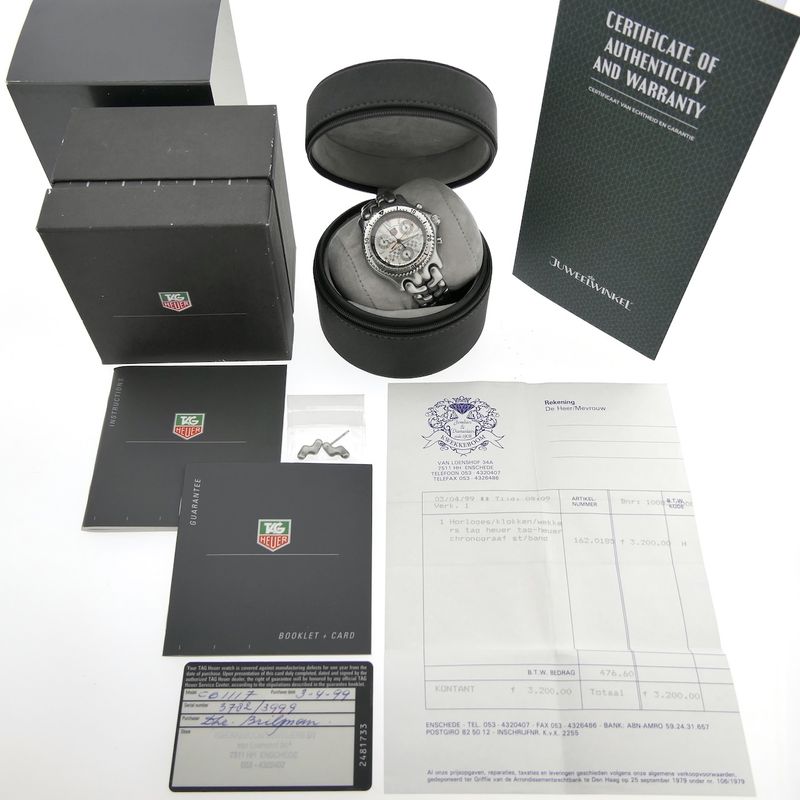 Image 4 of TAG Heuer SEL Chronograph CG1117 West McLaren Limited Edition; Men's watch