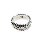 Afbeelding 5 van Zilveren Buddha to Buddha Chain Textuur Ring