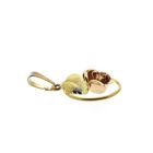 Image 4 of Two-tone gold pendant | Floral design