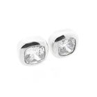 Image 5 of Silver stud earrings with zirconia