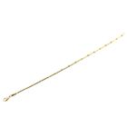 Image 7 of Two-tone gold bar link bracelet | 19 cm