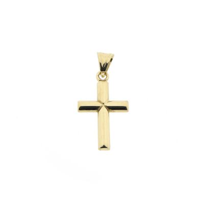 Image 1 of Gold pendant of a cross