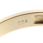 Image 9 of Gold ring with diamonds and sapphire | 0.04 ct.