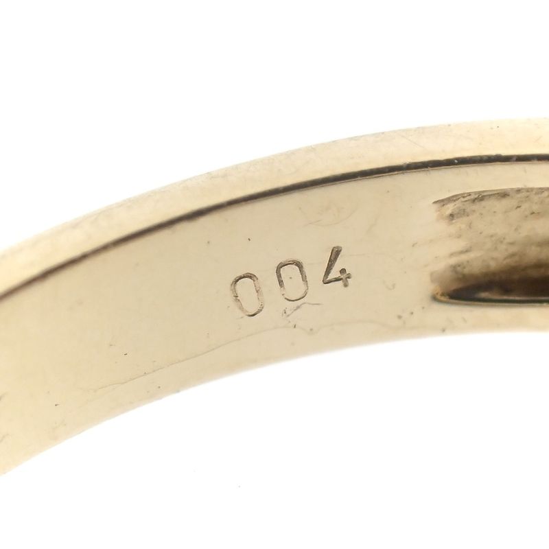 Image 9 of Gold ring with diamonds and sapphire | 0.04 ct.