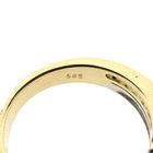 Image 8 of Bicolor Gold Ring with Diamond; 0.11 ct.