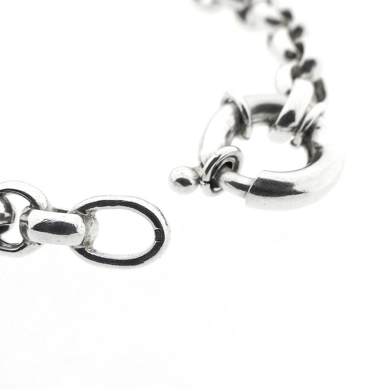 Image 4 of Silver jasseron link bracelet
