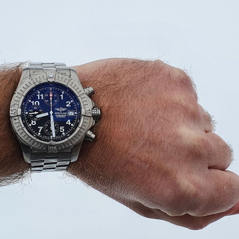 Image 10 of Breitling Avenger Titanium Chronograph Men's Watch | E13360