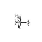 Image 1 of Silver pendant of a sports plane