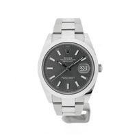 Rolex Datejust 41mm 'Rhodium' 126300; Automatic men's watch