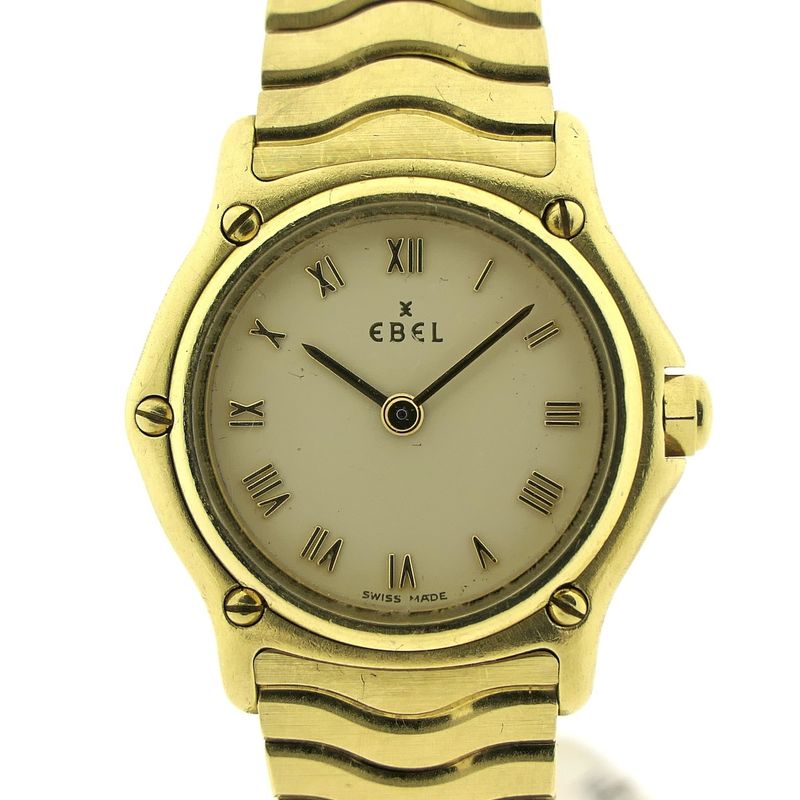 Image 4 of Ebel Wave; 18k gold women's watch