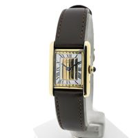 Cartier Tank Vermeil 'Trinity' 5057001; Vintage ladies watch