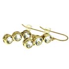 Image 1 of 9 carat earrings with zirconia stones