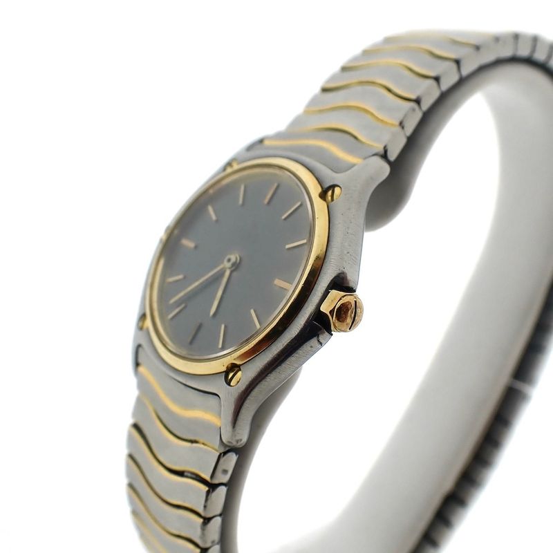 Image 3 of Ebel Classic Wave 'Tropical Dial' 181908; Gold/steel women's watch