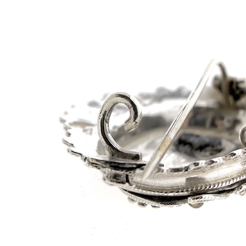 Image 8 of Silver brooch with filigree technique | Vintage/antique