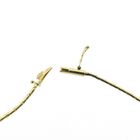 Image 7 of Gold cobra link necklace with 0.03 ct. diamond | 42.5 cm