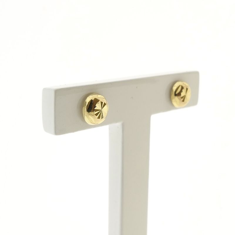 Image 3 of Gold vintage stud earrings