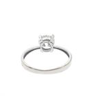Image 5 of White gold solitaire ring with zirconia