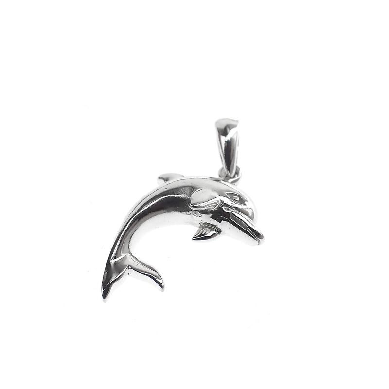 Image 1 of Silver charm; Dolphin