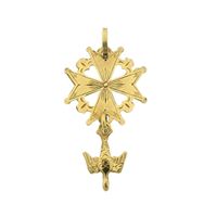 Gold pendant | Huguenot Cross