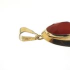 Image 6 of Gold pendant with carnelian | Vintage/antique