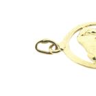 Image 6 of Gold zodiac sign pendant; Taurus