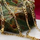 Image 2 of 18K Bicolor Gold Figaro Chain | 53.5 cm