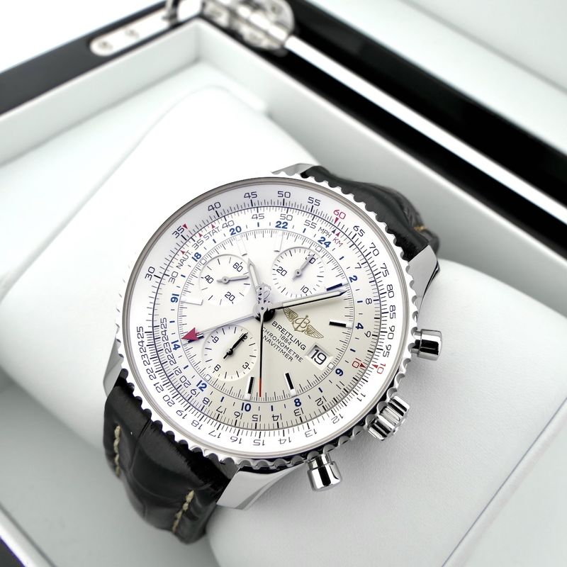Image 14 of Breitling Navitimer World GMT A24322; Automatic men's watch