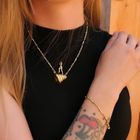 Image 4 of Gold chain/bracelet; Salvador Dalí, Mujer Desnuda Subiendo la Escalera