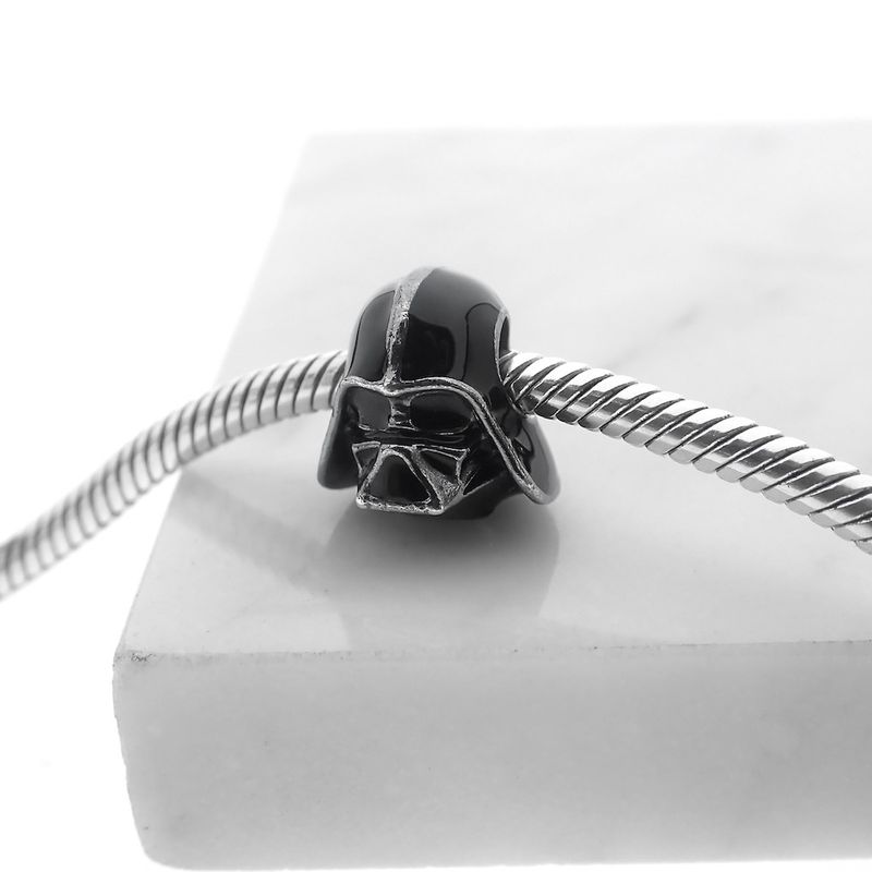 Image 2 of Pandora x Start Wars charm; Silver; Darth Vader