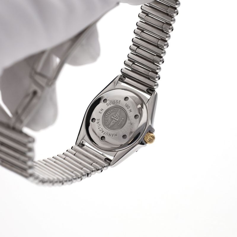 Image 15 of Breitling Callistino B52045; 18k gold/steel women's watch