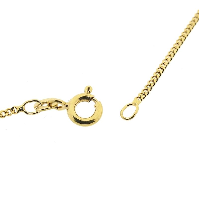 Image 4 of Gold gourmet link chain | 45.5 cm