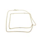 Image 4 of Gold gourmet link chain | 51 cm