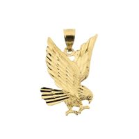 Gold pendant of an eagle