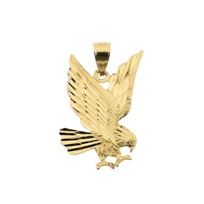 Image 1 of Gold pendant of an eagle