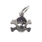 Image 3 of Silver charm; Skull