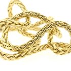 Image 8 of Gold square foxtail link chain