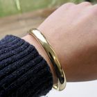Image 9 of Gold slave bracelet; Size M