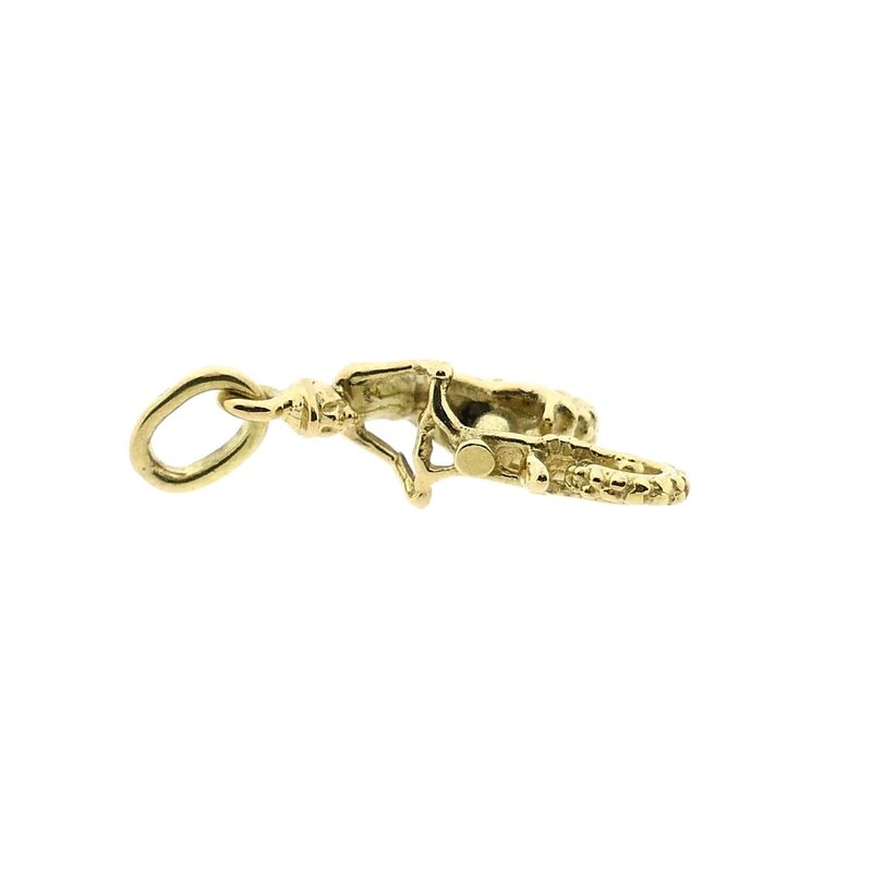 Afbeelding 8 van Gouden hanger van een motorcrosser