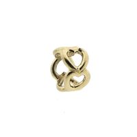 Pandora charm; Gold; Open Heart Charm