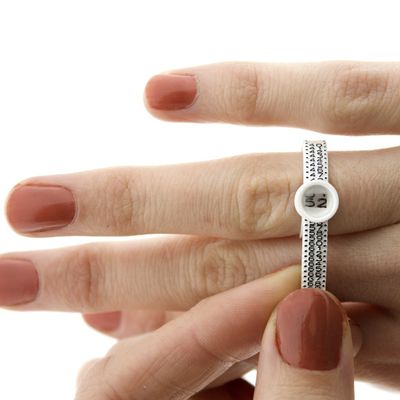 Image 1 of Ring size tool; Easily measure your ring size with this adjustable ring size tool.