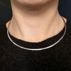 Image 9 of Bicolor gold omega link necklace; Dancangelo