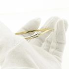 Image 7 of Two-tone gold bangle; Size M