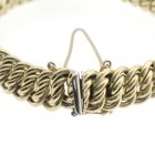 Image 4 of Gold French gourmet link bracelet | 22 cm