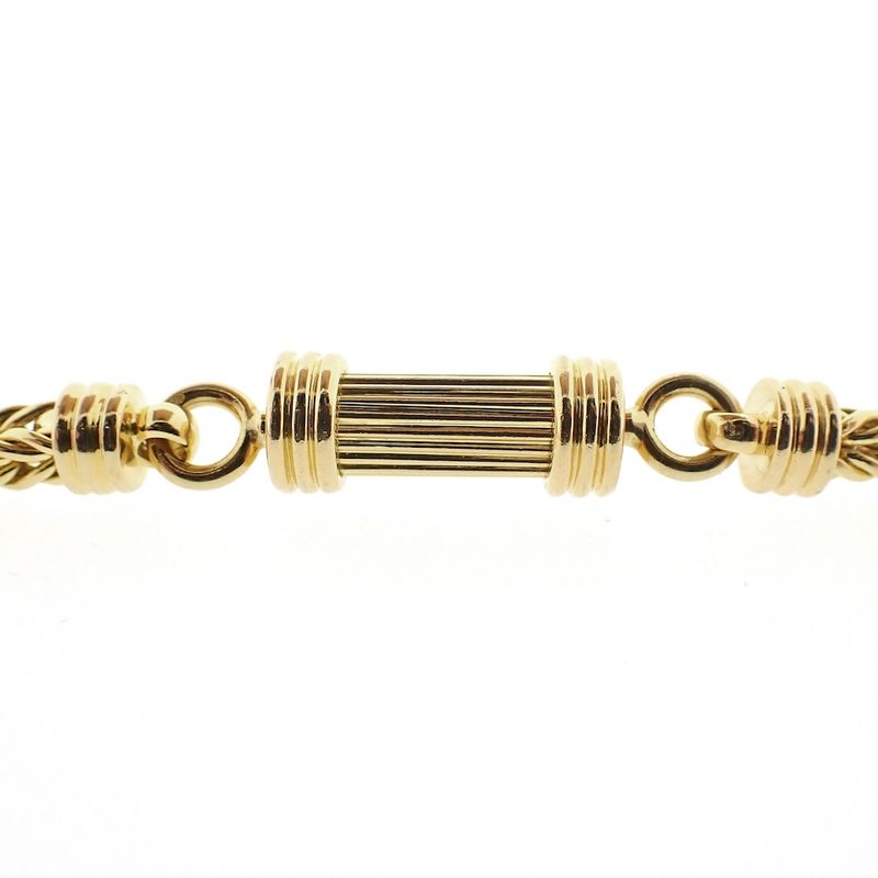 Image 4 of Exclusive gold foxtail link necklace