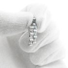 Image 6 of Silver pendant with light blue zirconia