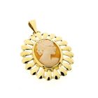 Image 2 of Gold pendant with cameo