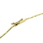 Image 8 of Gold cobra link necklace with 0.03 ct. diamond | 42.5 cm